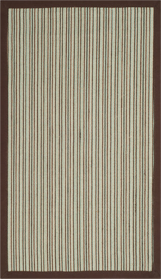 Safavieh Natural Fiber NF132C Teal/Brown Area Rug 