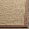 Safavieh Natural Fiber NF132D Multi/Light Brown Area Rug 