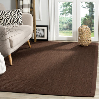 Safavieh Natural Fiber NF133D Chocolate/Dark Brown Area Rug 