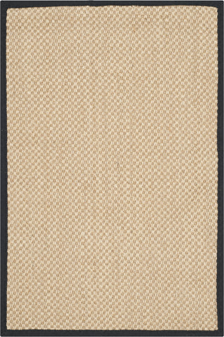 Safavieh Natural Fiber NF141A Maize/Black Area Rug 