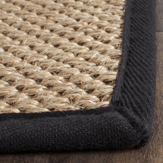 Safavieh Natural Fiber NF141A Maize/Black Area Rug 