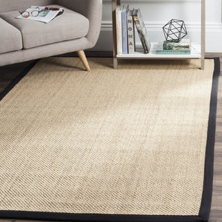 Safavieh Natural Fiber NF141A Maize/Black Area Rug  Feature