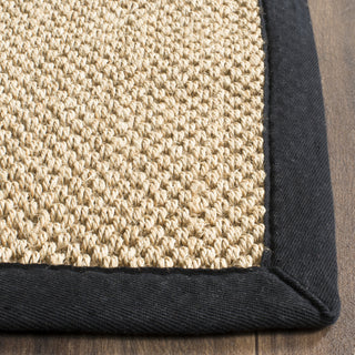 Safavieh Natural Fiber NF141A Maize/Black Area Rug 