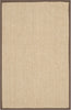 Safavieh Natural Fiber NF141C Maize/Brown Area Rug 