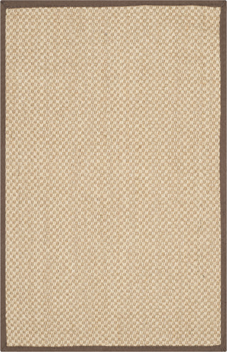 Safavieh Natural Fiber NF141C Maize/Brown Area Rug 