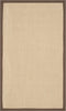 Safavieh Natural Fiber NF141C Maize/Brown Area Rug 