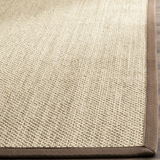 Safavieh Natural Fiber NF141C Maize/Brown Area Rug 