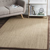 Safavieh Natural Fiber NF141C Maize/Brown Area Rug  Feature