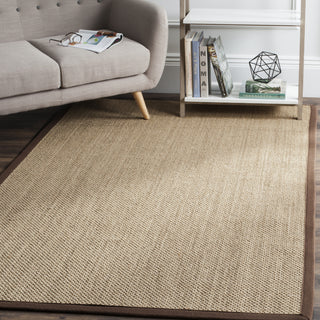 Safavieh Natural Fiber NF141C Maize/Brown Area Rug  Feature