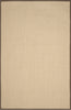 Safavieh Natural Fiber NF141C Maize/Brown Area Rug 