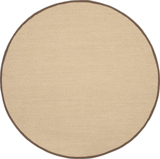 Safavieh Natural Fiber NF141C Maize/Brown Area Rug 