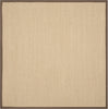 Safavieh Natural Fiber NF141C Maize/Brown Area Rug 