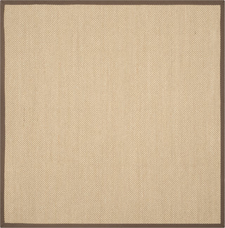 Safavieh Natural Fiber NF141C Maize/Brown Area Rug 