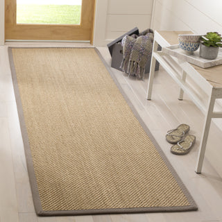 Safavieh Natural Fiber NF141G Maize/Grey Area Rug 