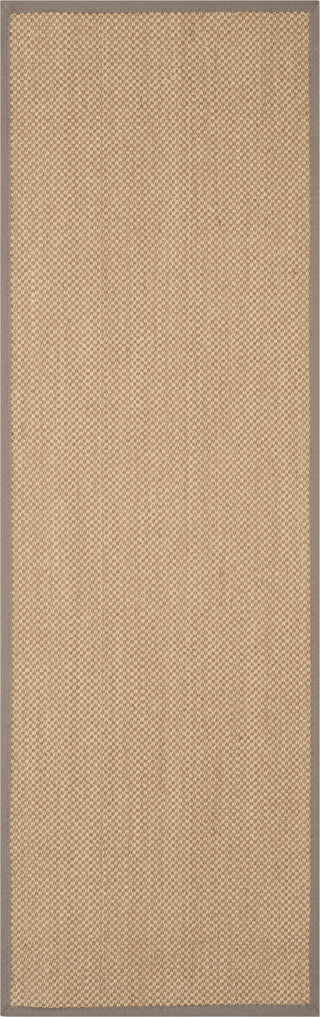 Safavieh Natural Fiber NF141G Maize/Grey Area Rug 