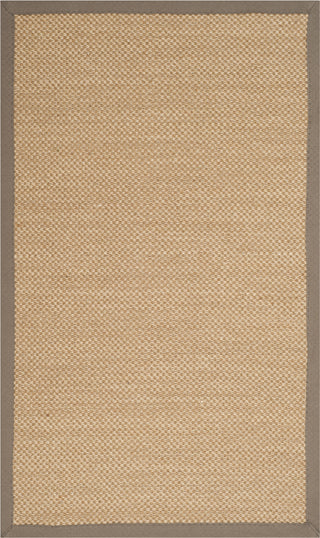 Safavieh Natural Fiber NF141G Maize/Grey Area Rug 