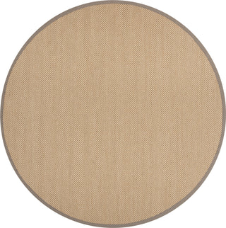 Safavieh Natural Fiber NF141G Maize/Grey Area Rug 