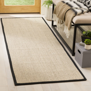 Safavieh Natural Fiber NF143A Marble/Black Area Rug 