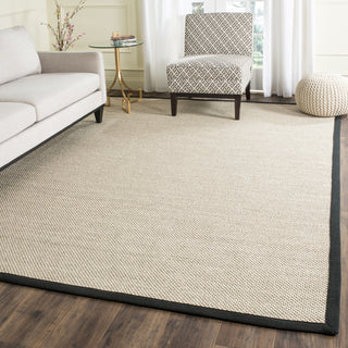 Safavieh Natural Fiber NF143A Marble/Black Area Rug 