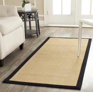 Safavieh Natural Fiber NF441A Maize/Black Area Rug 