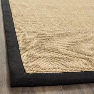 Safavieh Natural Fiber NF441A Maize/Black Area Rug 