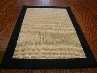 Safavieh Natural Fiber NF441A Maize/Black Area Rug 