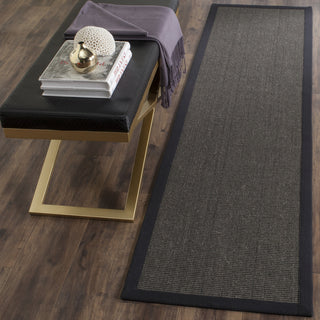 Safavieh Natural Fiber NF441D Charcoal/Charcoal Area Rug 