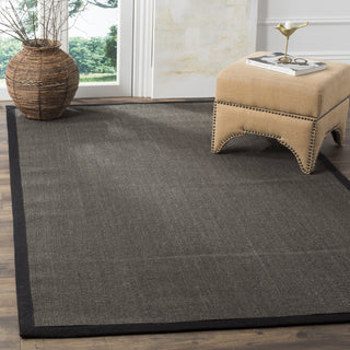 Safavieh Natural Fiber NF441D Charcoal/Charcoal Area Rug 