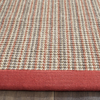 Safavieh Natural Fiber NF442B Rust/Rust Area Rug 