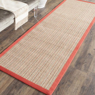 Safavieh Natural Fiber NF442B Rust/Rust Area Rug 