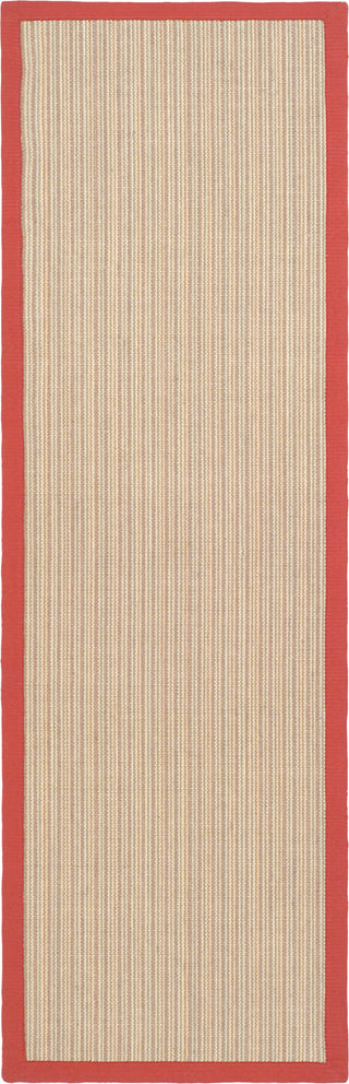 Safavieh Natural Fiber NF442B Rust/Rust Area Rug 