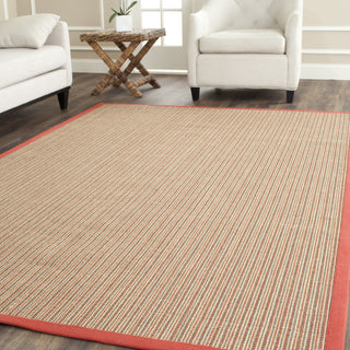 Safavieh Natural Fiber NF442B Rust/Rust Area Rug 