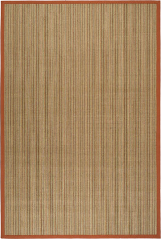 Safavieh Natural Fiber NF442B Rust/Rust Area Rug 