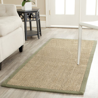 Safavieh Natural Fiber NF443C Natural/Green Area Rug 