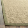 Safavieh Natural Fiber NF443C Natural/Green Area Rug 