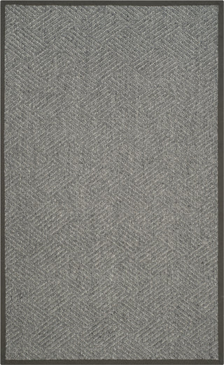 Safavieh Natural Fiber NF464A Grey/Dark Grey Area Rug main image