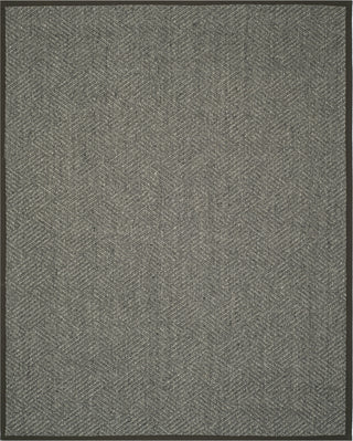 Safavieh Natural Fiber NF464A Grey/Dark Grey Area Rug 