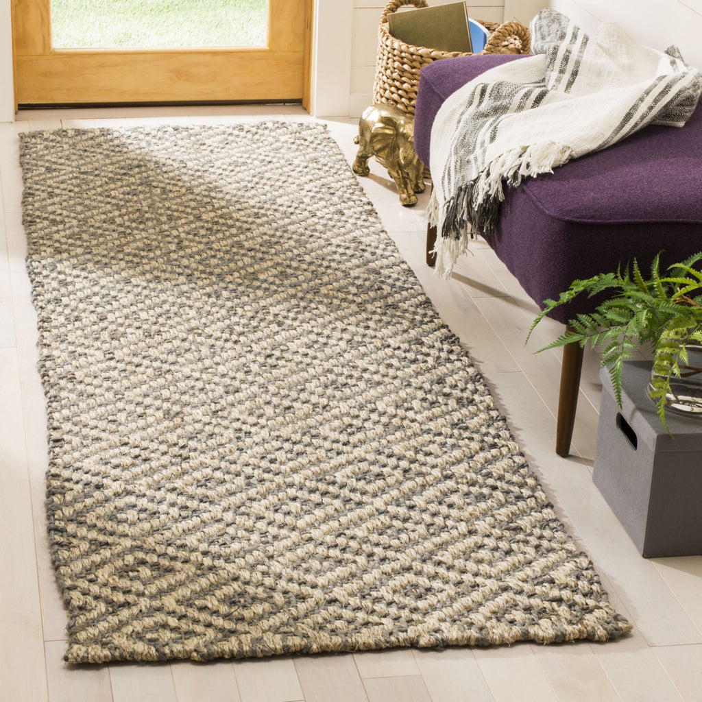 Safavieh Natural Fiber NF478A Ivory/Grey Area Rug  Feature
