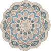 Safavieh Novelty 101 Grey/Blue Area Rug Round