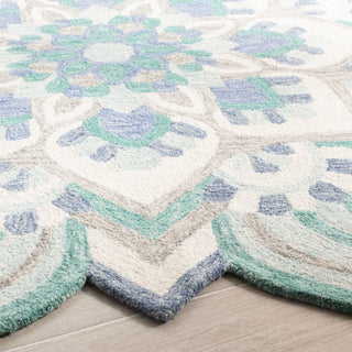 Safavieh Novelty 105 Blue/Ivory Area Rug Detail