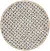 Safavieh Novelty 106 Ivory/Blue Area Rug Round