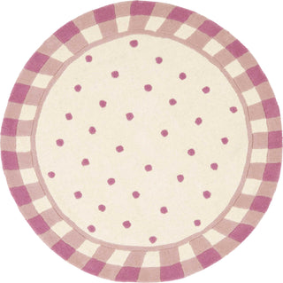 Safavieh Novelty Nov411 Ivory/Pink Area Rug Round