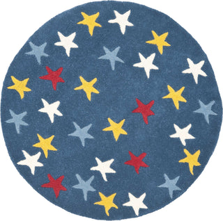 Safavieh Novelty Nov412 Blue/Multi Area Rug Round