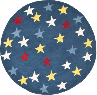 Safavieh Novelty Nov412 Blue/Multi Area Rug Round