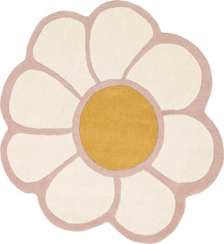 Safavieh Novelty Nov413 Ivory/Pink Area Rug Round