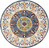 Safavieh Novelty 601 Blue/Ivory Area Rug Round