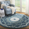 Safavieh Novelty 602 Blue/Ivory Area Rug Room Scene Feature