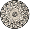 Safavieh Novelty 603 Charcoal/Ivory Area Rug Round