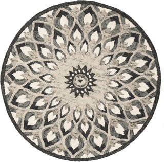 Safavieh Novelty 603 Charcoal/Ivory Area Rug Round