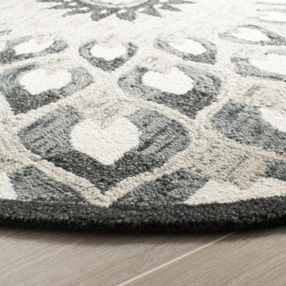 Safavieh Novelty 603 Charcoal/Ivory Area Rug Detail